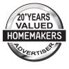 Gr Cabins 20 Years Valued Homemakers Advertiser Large