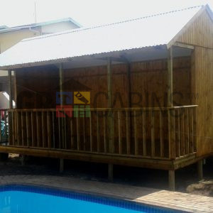 Pool And Entertainment Cabin 3m X 6m X 2.4m Wh