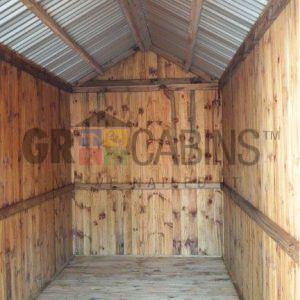 Storage Shed 1.8m X 4m X 2.1m Wh Interior View