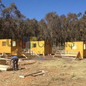 Team Work Achieves, 5 Cabins Manufactured And Installed In Harrismith Within Two Days 3m X 3m X 2.1m Wh